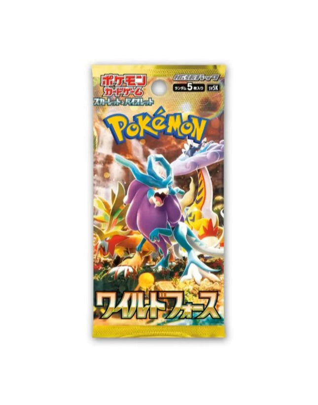 Japanese Pokémon Wild Force sv5K Box 